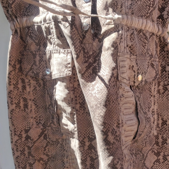 Michael Kors Snakeskin Print Dress Size XS - Picture 6 of 9